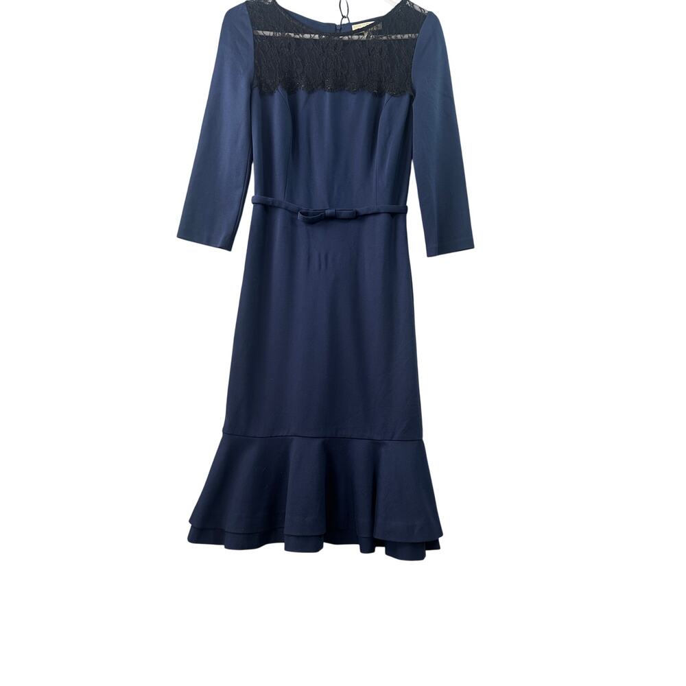 Erin “Blue Eclipse” Pencil Dress – Size 2